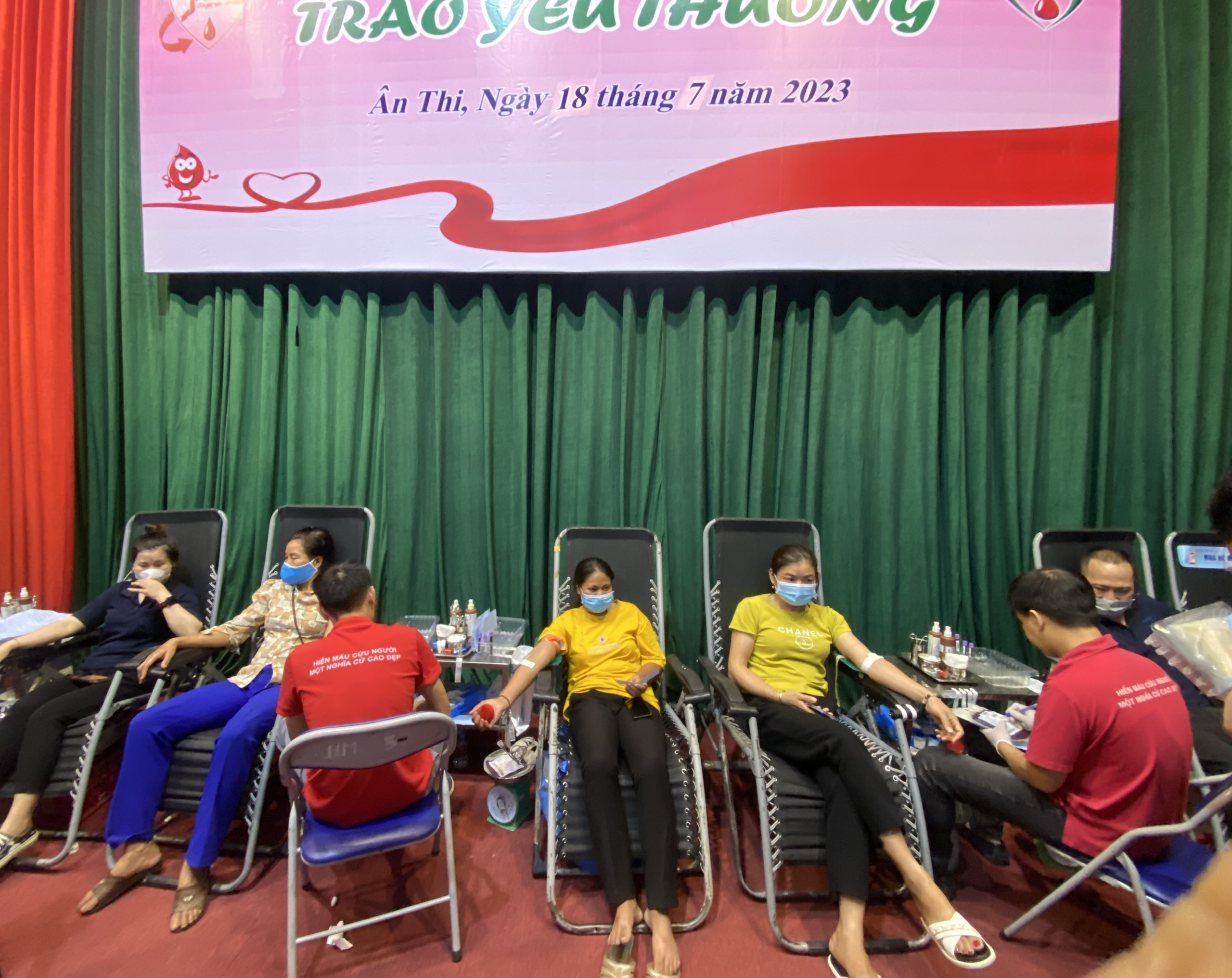 Huyện Ân Thi Tổ chức Ngày hội hiến máu tình nguyện đợt 2 năm 2023