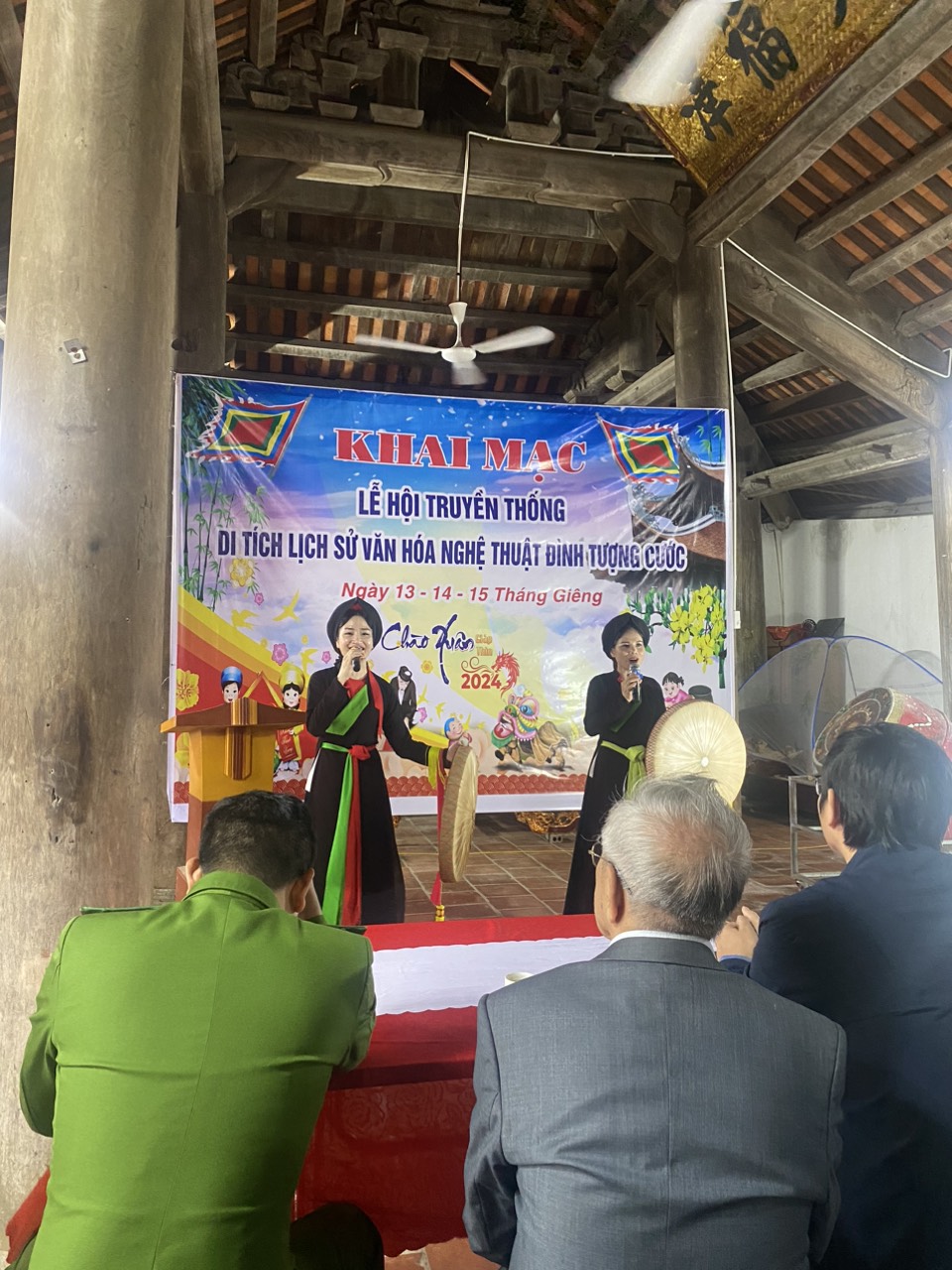 KHAI MẠC LỄ HỘI TRUYỀN THỐNG DI TÍCH LỊCH SỬ VĂN HÓA NGHỆ THUẬT ĐÌNH TƯỢNG CƯỚC NĂM 2024
