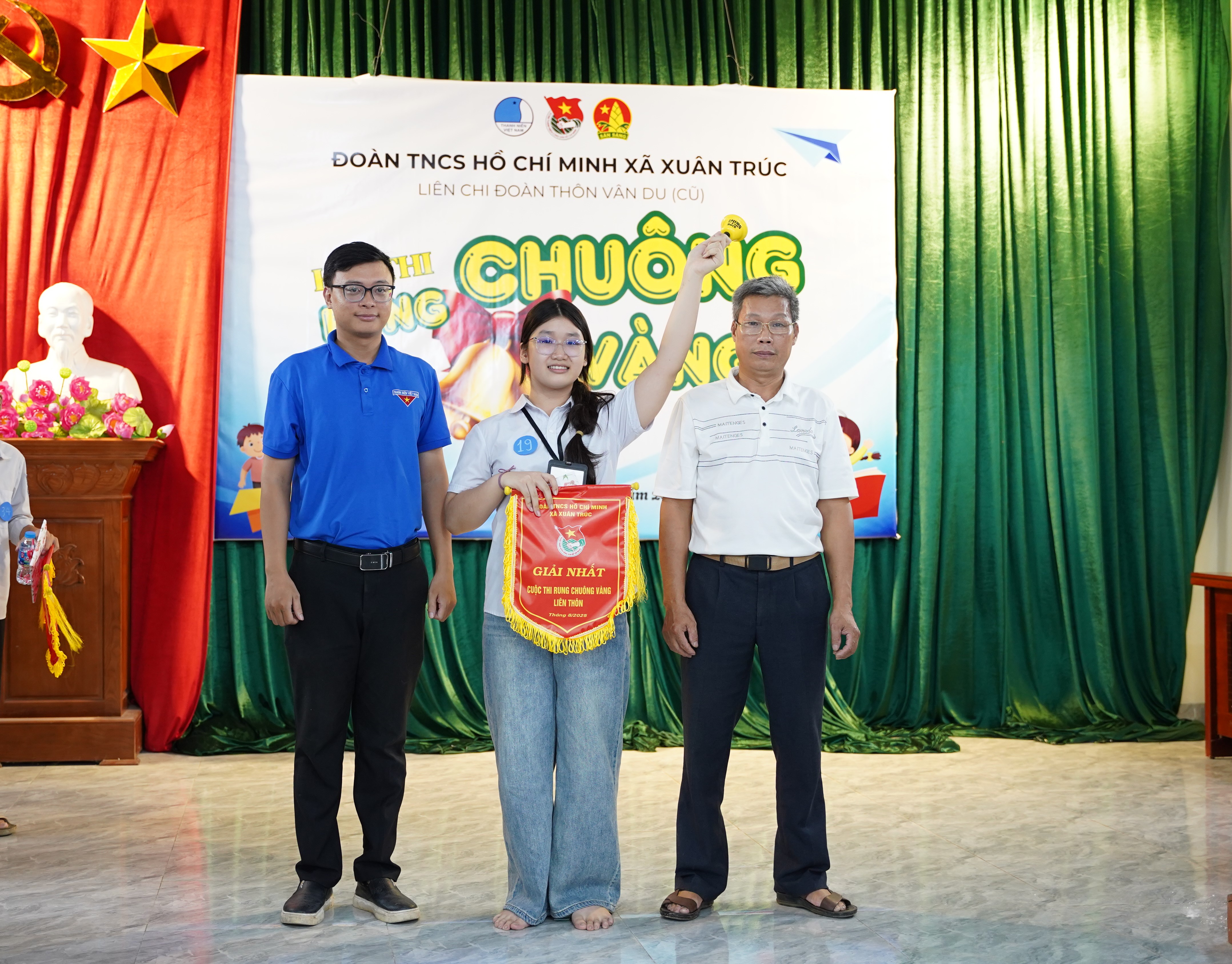 LIÊN CHI ĐOÀN THÔN VÂN DU (CŨ) TỔ CHỨC HỘI THI “RUNG CHUÔNG VÀNG”