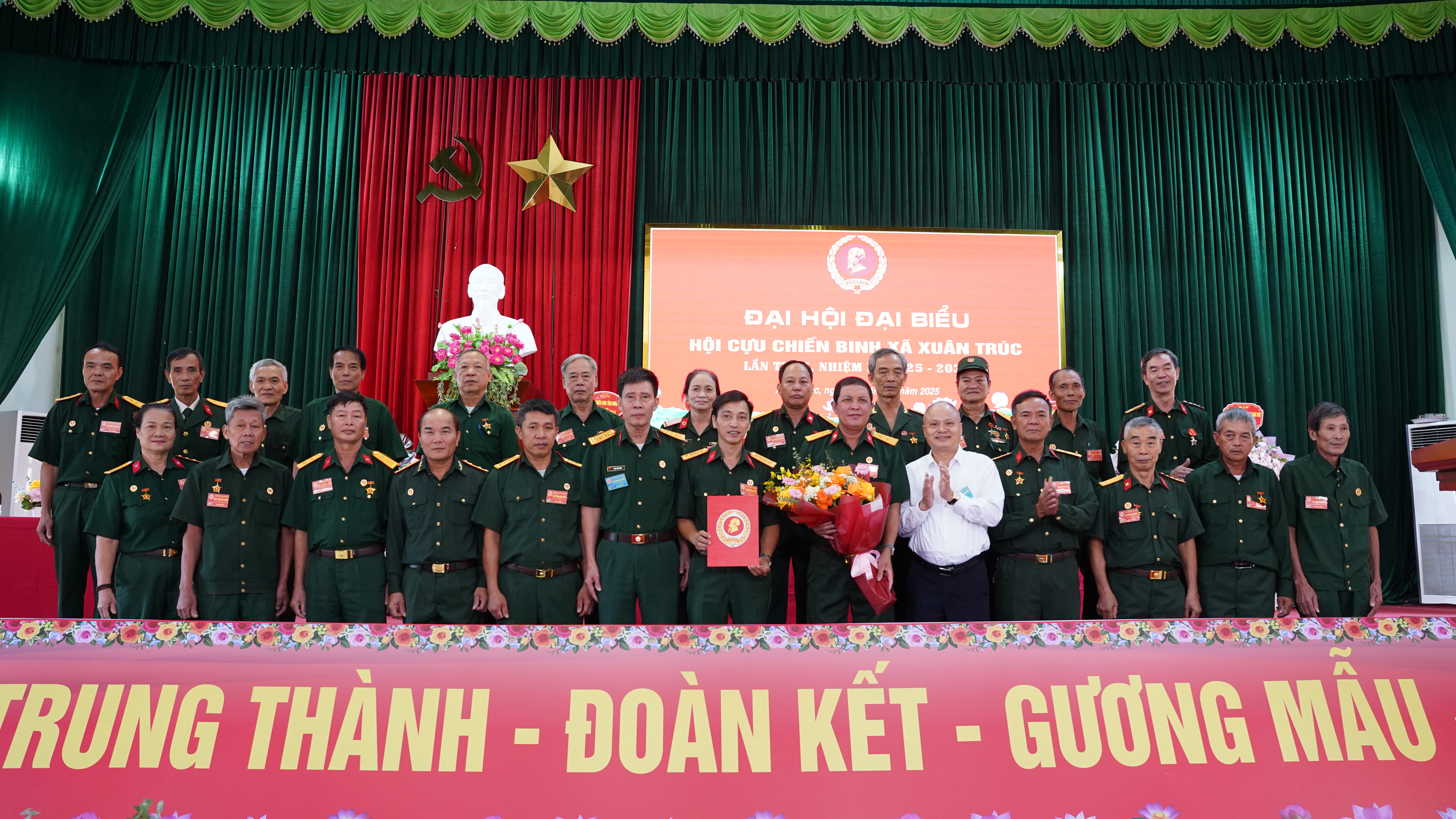 Hội Cựu chiến binh các xã Xuân Trúc tổ chức Đại hội đại biểu lần thứ I, nhiệm kỳ 2025 – 2030