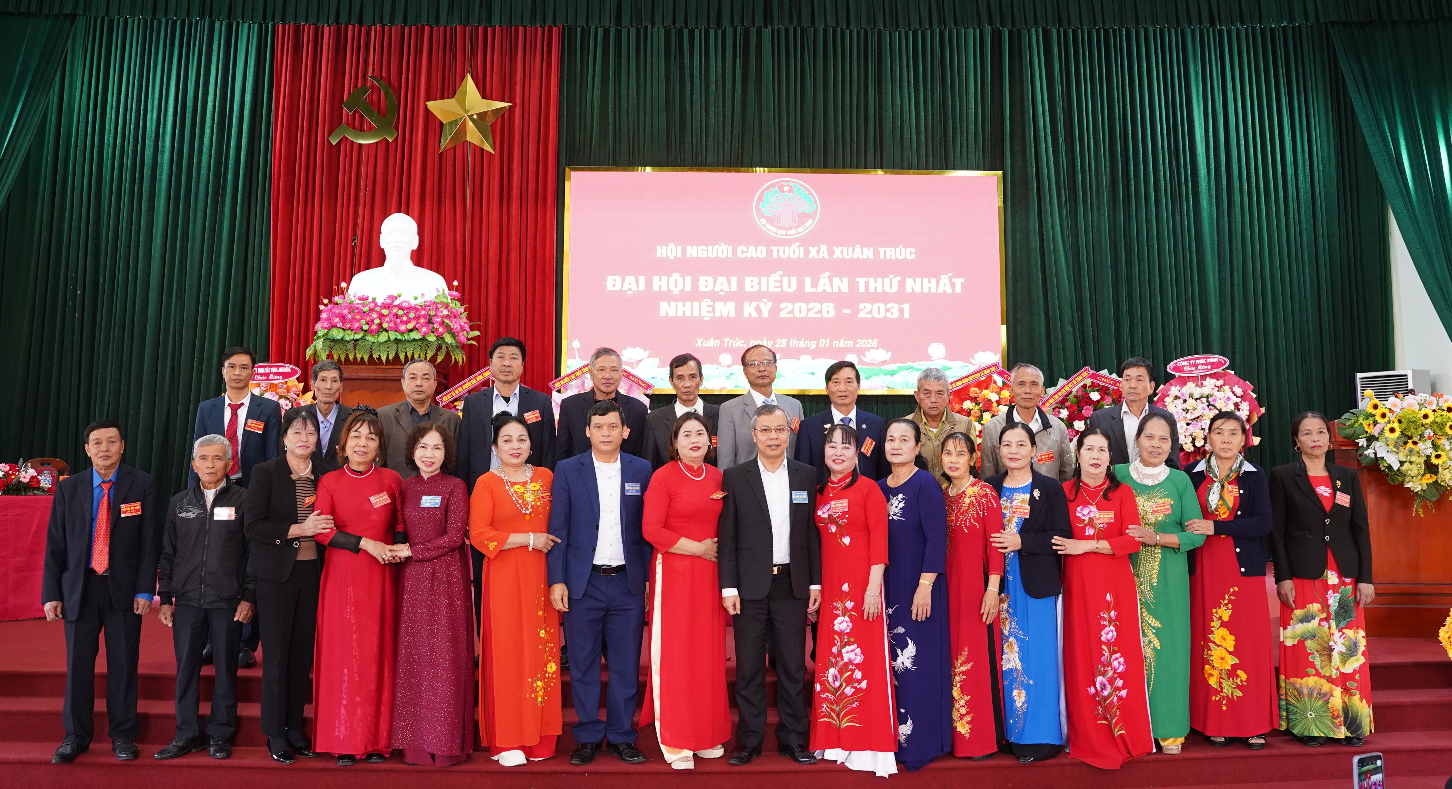Hội Người cao tuổi xã Xuân Trúc tổ chức Đại hội đại biểu lần thứ I, nhiệm kỳ 2026 – 2031