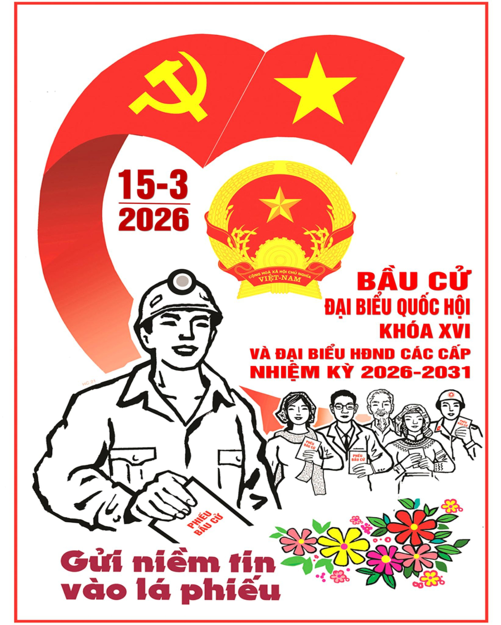 Thời hạn công bố kết quả bầu cử, danh sách những người trúng cử đại biểu Quốc hội khóa XVI, đại biểu HĐND các cấp nhiệm kỳ 2026 – 2031