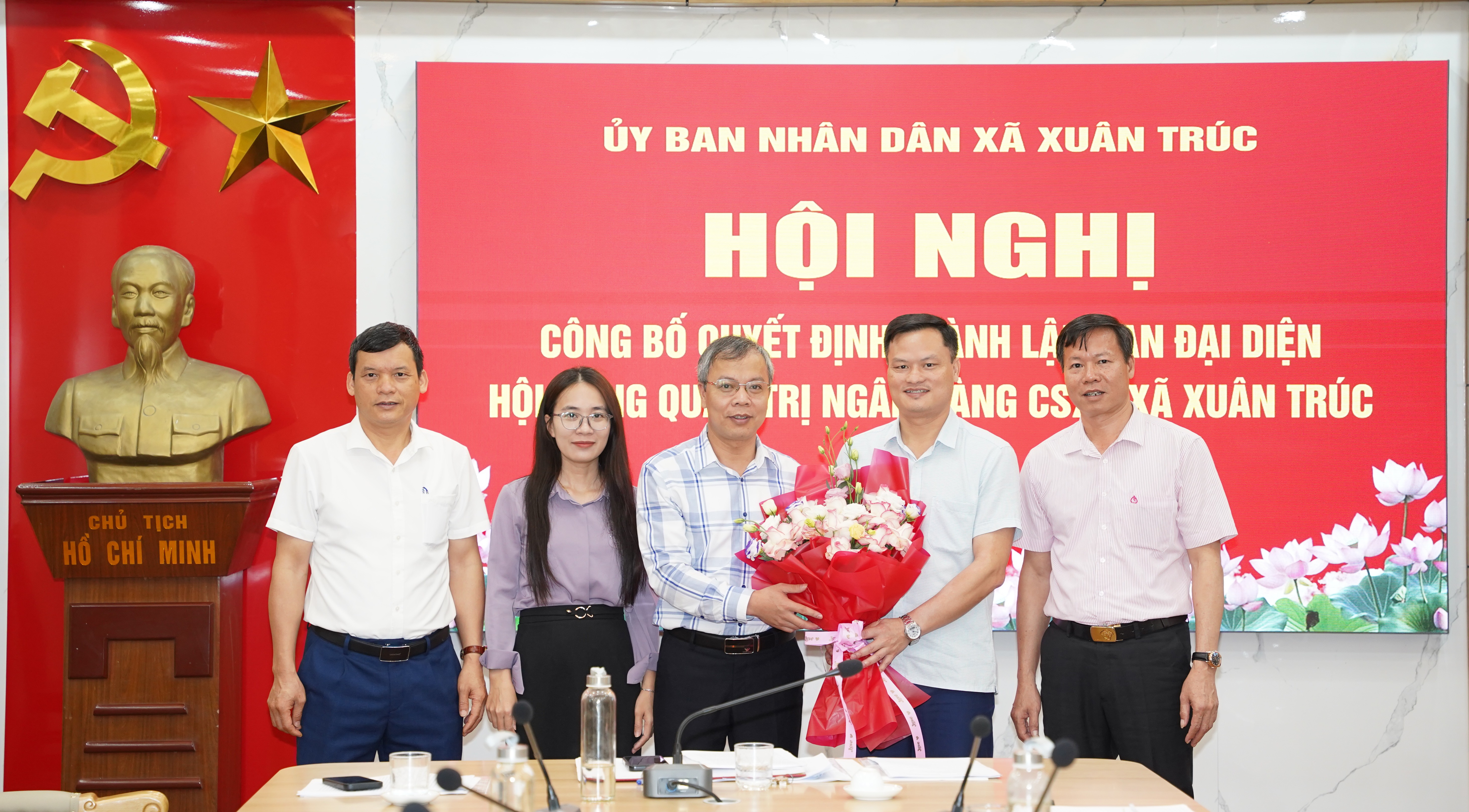 XÃ XUÂN TRÚC THÀNH LẬP BAN ĐẠI DIỆN HỘI ĐỒNG QUẢN TRỊ NGÂN HÀNG CHÍNH SÁCH XÃ HỘI