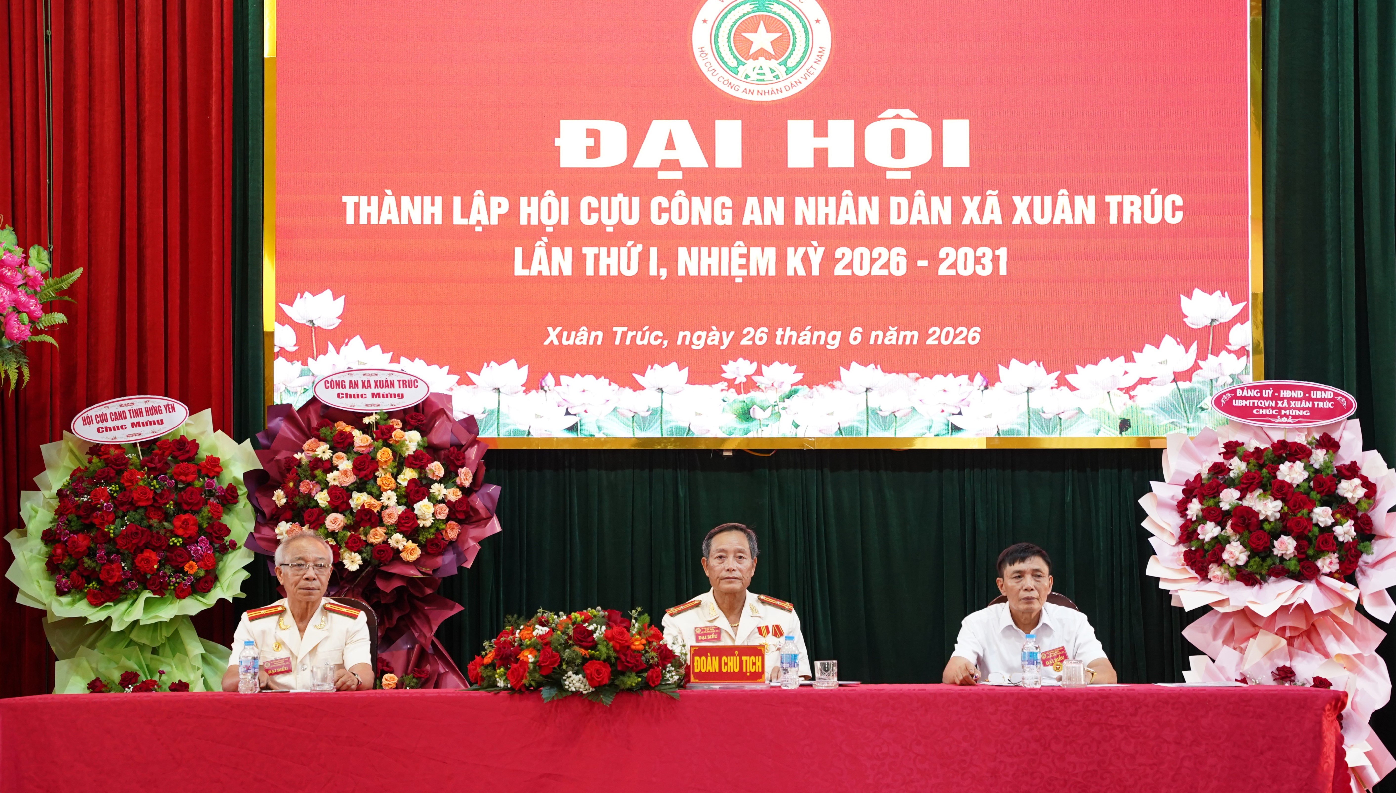 ĐẠI HỘI THÀNH LẬP HỘI CỰU CÔNG AN NHÂN DÂN XÃ XUÂN TRÚC LẦN THỨ I, NHIỆM KỲ 2026 – 2031