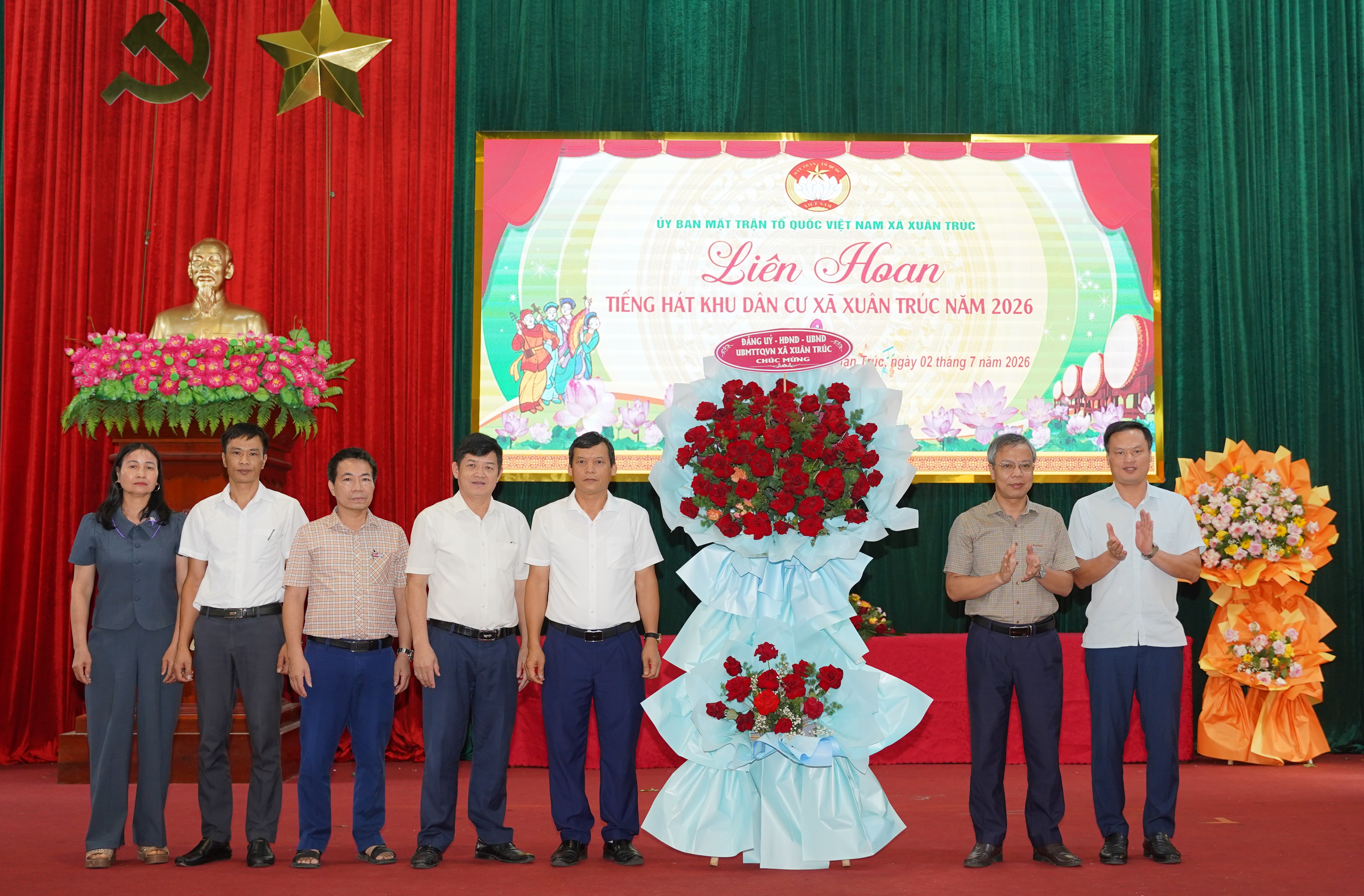 Ủy ban MTTQ Việt Nam xã Xuân Trúc tổ chức Liên hoan "Tiếng hát khu dân cư" năm 2026