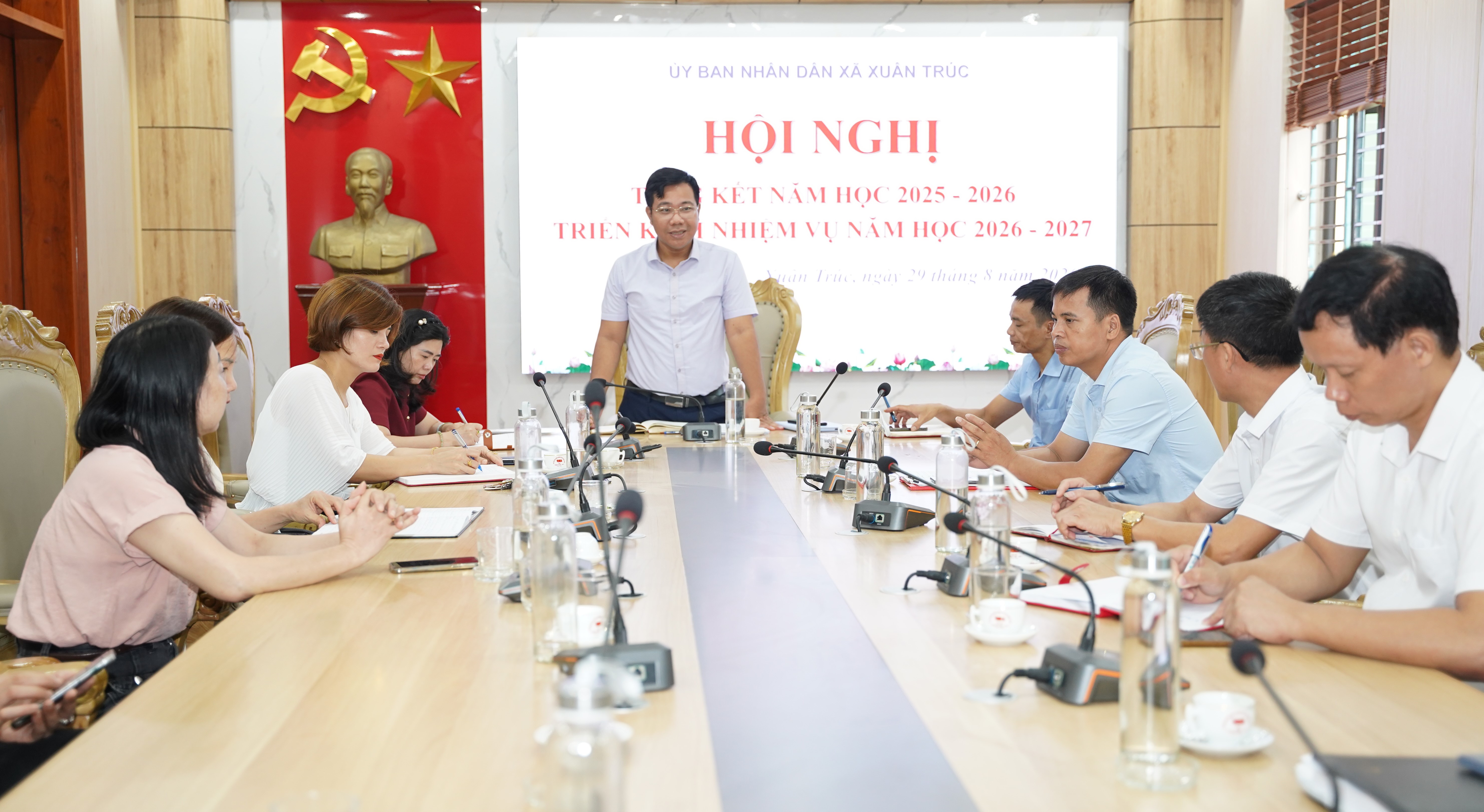 Xã Xuân Trúc tổng kết năm học 2025 - 2026, triển khai nhiệm vụ năm học 2026 - 2027