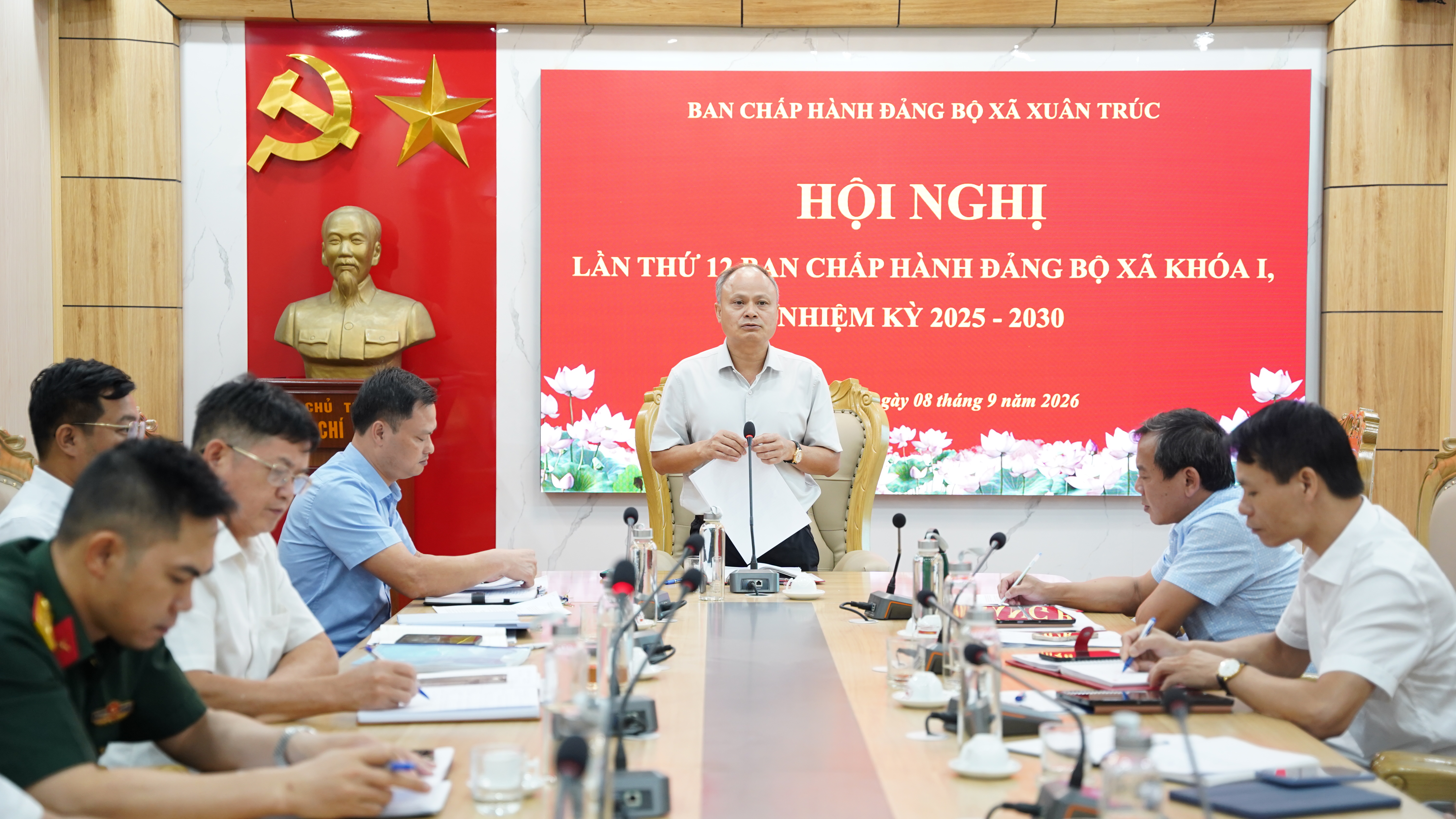 HỘI NGHỊ LẦN THỨ 12 BAN CHẤP HÀNH ĐẢNG BỘ XÃ XUÂN TRÚC KHÓA I, NHIỆM KỲ 2025 – 2030