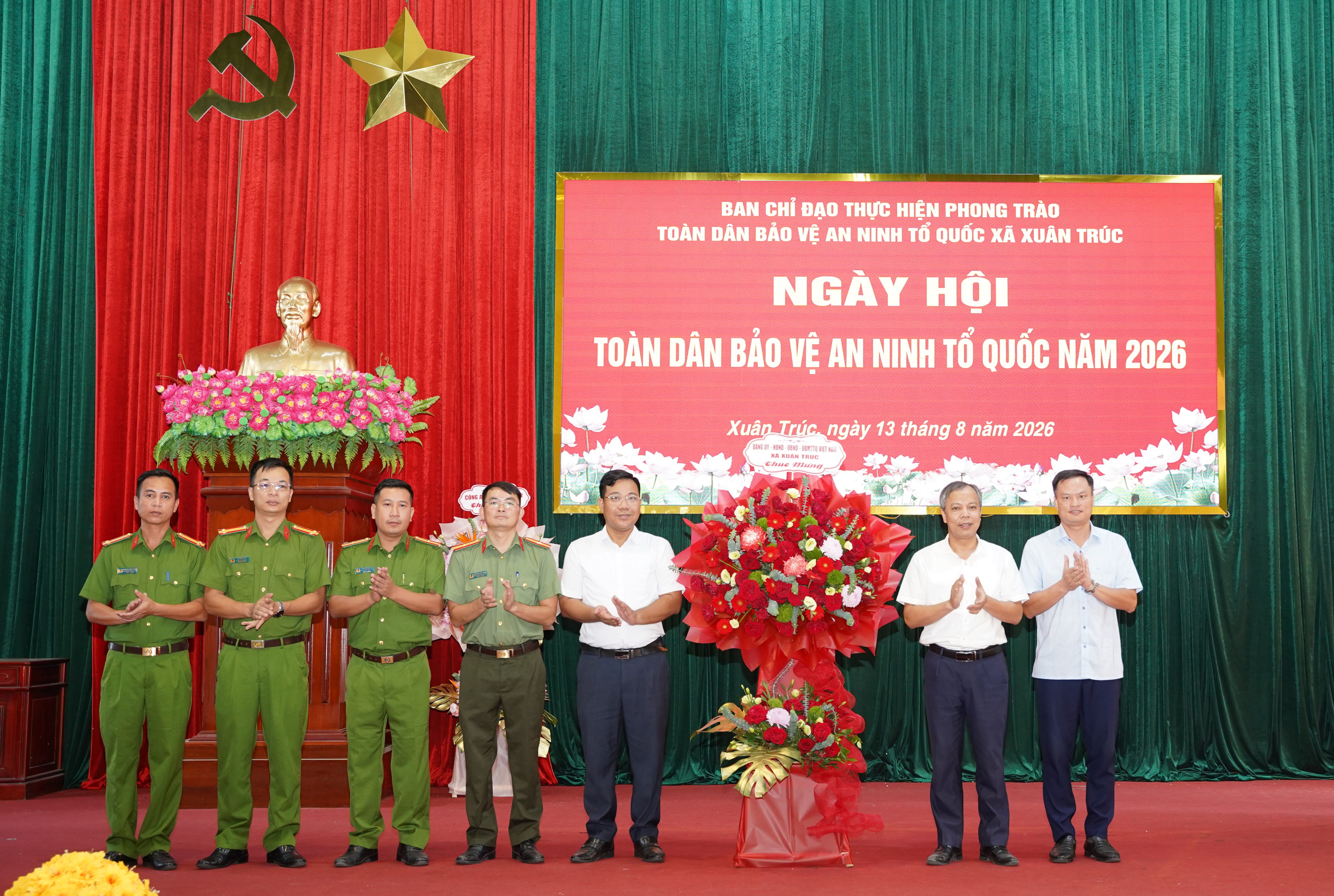 XÃ XUÂN TRÚC TỔ CHỨC NGÀY HỘI TOÀN DÂN BẢO VỆ AN NINH TỔ QUỐC NĂM 2026