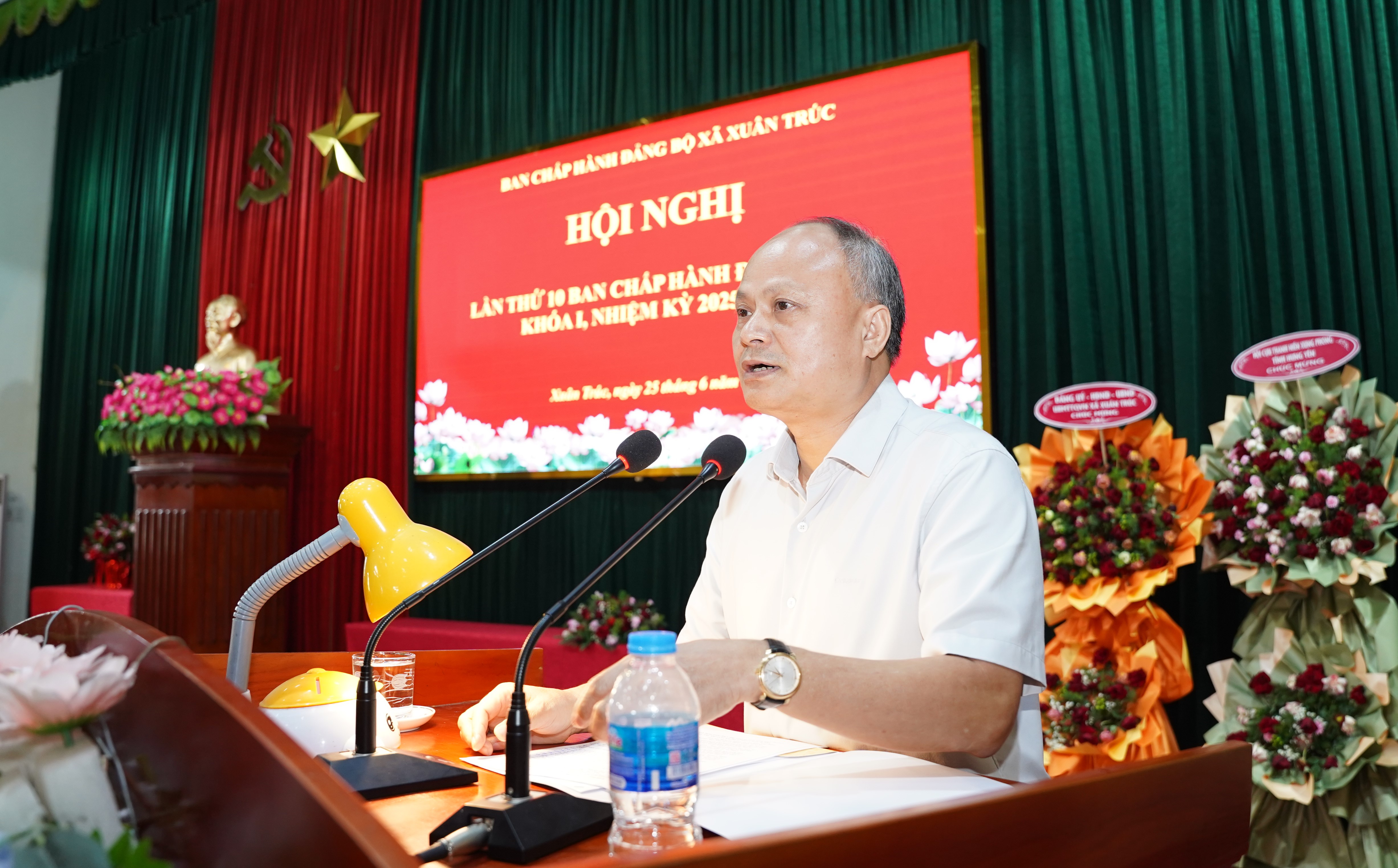 HỘI NGHỊ LẦN THỨ 10 BAN CHẤP HÀNH ĐẢNG BỘ XÃ XUÂN TRÚC KHÓA I, NHIỆM KỲ 2025 – 2030