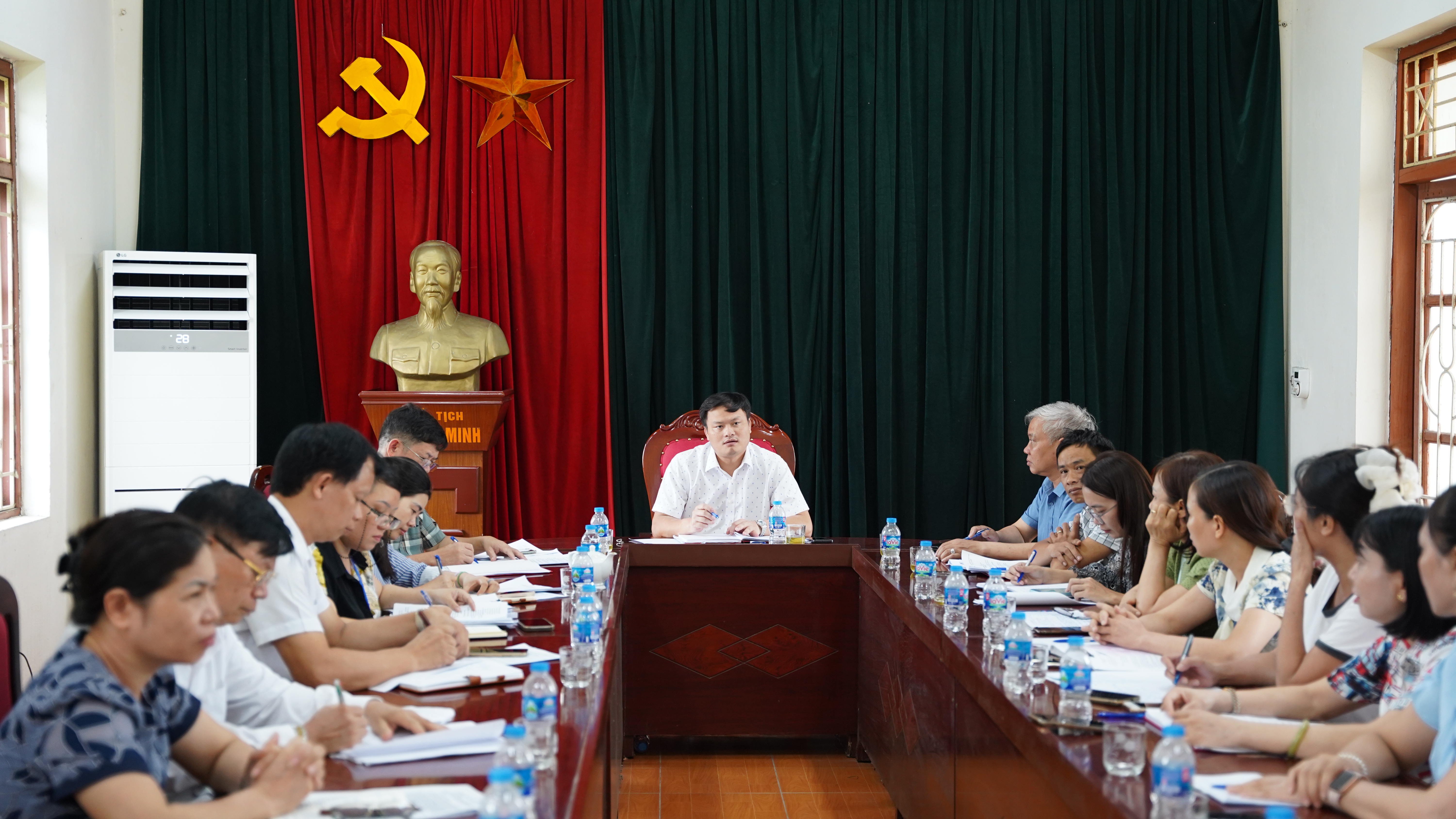 Xã Xuân Trúc tổ chức cuôc họp Chuyên đề về Công tác giáo dục, chuẩn bị cho năm học mới 2025 -2026.