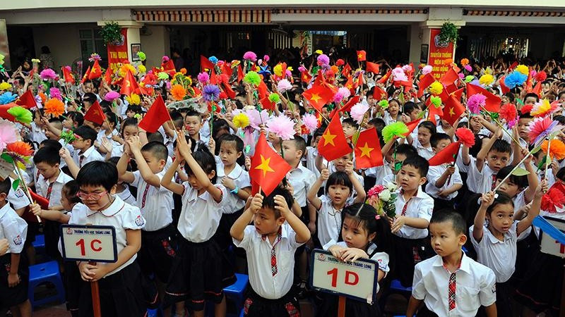 Lễ Khai giảng năm học mới được tổ chức gắn với kỷ niệm 80 năm thành lập Bộ Quốc gia Giáo dục