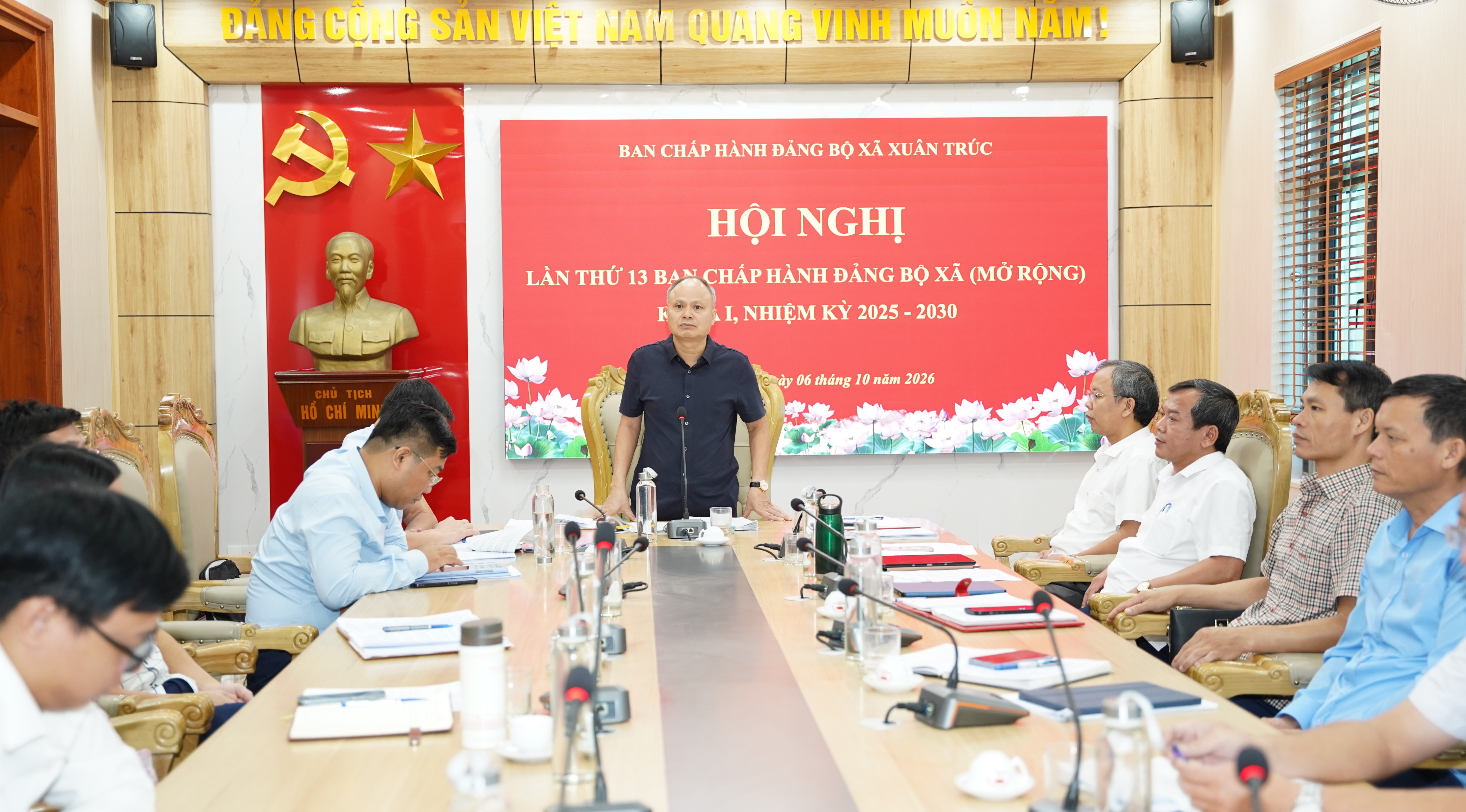 HỘI NGHỊ BAN CHẤP HÀNH ĐẢNG BỘ XÃ XUÂN TRÚC LẦN THỨ 13