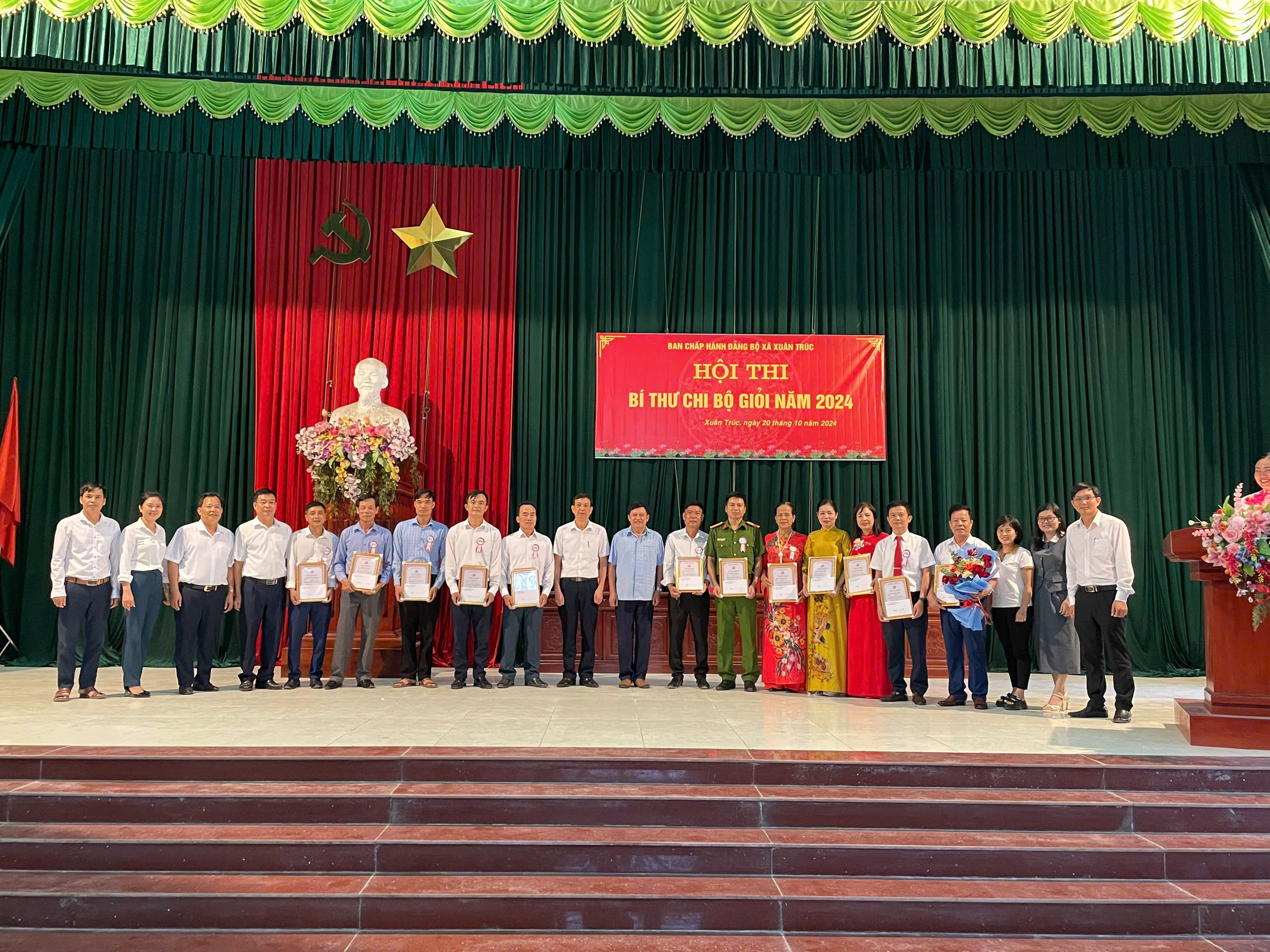 Hội thi Bí thư chi bộ giỏi xã Xuân Trúc năm 2024